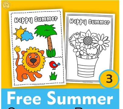 Free Printable Summer Coloring Pages