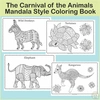 Image for The Carnival of the Animals Mandala-style Coloring Book - Camille Saint-Saëns product