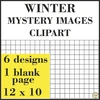 Image for Winter Mystery Pictures Clipart | Pixel Art Images product