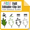 Image for Free Fall Editable Clip Art for Google Slides product
