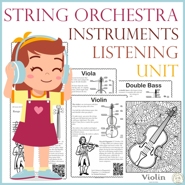 String Orchestra Instruments Listening Unit