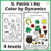 Image for St. Patrick's Day Music Coloring Pages | Color by Dynamics product