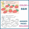 Image for Easter Music Rhythm Worksheet | Feed the Bunny | Music Math + Tracing Sheets product