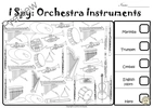 Image for I Spy Orchestra Instruments Coloring Games product