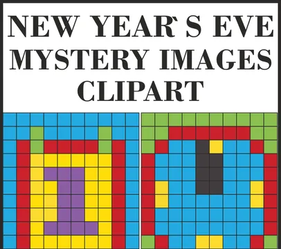 New Year`s Eve Mystery Images Clipart