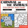 Image for The Carnival of the Animals – Music Color by Rhythm Pages product