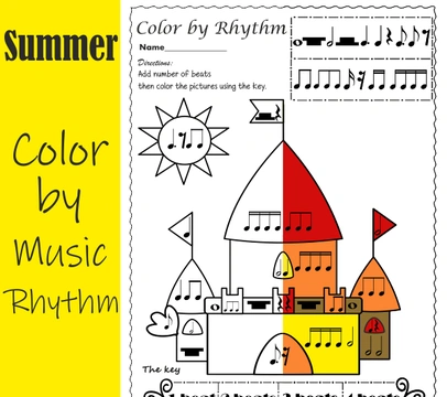 Summer Color by Rhythm Music Activities