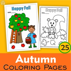 Image for Fall Coloring Pages product