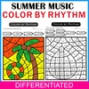 Image for Color by Rhythm Summer Themed Pages {standard notation} product