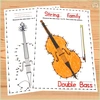 Image for String Instruments Dot to dot Worksheets product