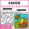 Image for Easter Color by Rhythm | Music Coloring Activities | Color-by-Note product