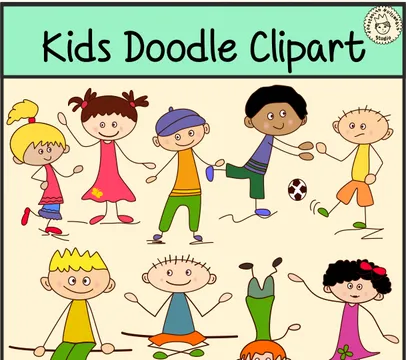 Kids Doodle Clipart