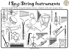 Image for I Spy Instrument Families Coloring Games product