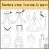 Image for Thanksgiving Tracing Clipart product