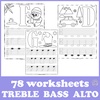 Image for Musical Tracing Worksheets Bundle for Winter product