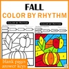 Image for Fall Color by Rhythm Activities | Music Color by Code | Standard Notation product