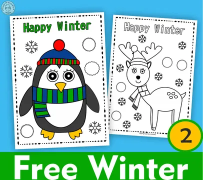Free Winter Coloring Pages for Kids