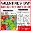 Image for Valentine`s Day Music Color by Code | Color by Rhythm product