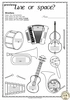 Image for Music Worksheets Pack (Line -Space, High -Low) product