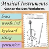 Image for Musical Instruments Dot to dot Worksheets product
