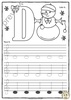 Image for Treble Clef Tracing Music Notes Worksheets for Winter and Christmas product