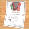 Image for Keyboard Musical Instrument Trace and Color Pages product