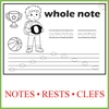 Image for Back to School Music Tracing Task Cards \ Exit Tickets | Notes, Rests & Clefs product