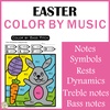 Image for Easter Music Color by Code Pages | Color-by-Note Music Worksheets product