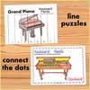 Image for Keyboard Family Instruments Music Coloring Activities Bundle product