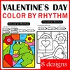 Image for Valentine`s Day Music Color by Code | Color by Rhythm product
