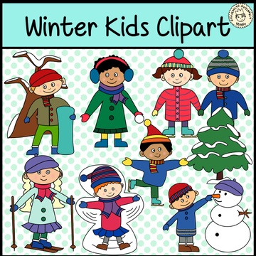 Winter Kids Clipart