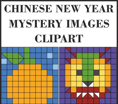 Chinese New Year Mystery Pictures Clipart