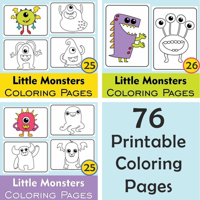 6 Free Printable Winter Coloring Pages for Kids - Taming Little Monsters