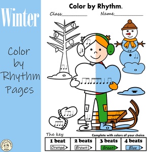 Winter Color by Rhythm Pages
