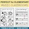Image for Summer Staff Music Worksheets Bundle product