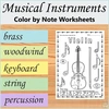 Image for Musical Instruments Color by Music Pack product