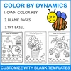 Image for Summer Color by Dynamics Music Coloring Pages product