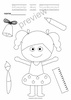 Image for Back to School Picture Tracing Activities | Editable product