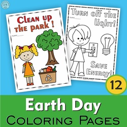 Image for Earth Day Printable Coloring Pages for Kids product