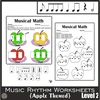 Image for Music Math Worksheets Level 2 | Easy Music Rhythm Activities product