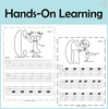 Image for Tracing Music Notes Worksheets for kids {Bass Clef} product