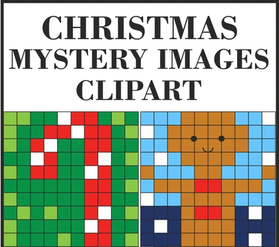 Christmas Mystery Pictures Clipart