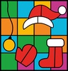 Image for Christmas Color by Code Clip Art product