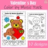Image for Valentine`s Day Color by Music Pack product