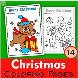 Image for Christmas Coloring pages product