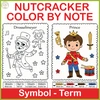 Image for The Nutcracker Color by Note Pages | Christmas Music Coloring Activities product