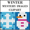 Image for Winter Mystery Pictures Clipart | Pixel Art Images product