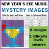Image for New Year`s Eve Music Color by Note Mystery Pictures product