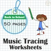 Image for Music Worksheets Bundle | Back to School Themed product