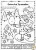 Image for Winter Music Coloring Pages | Color by Dynamics product